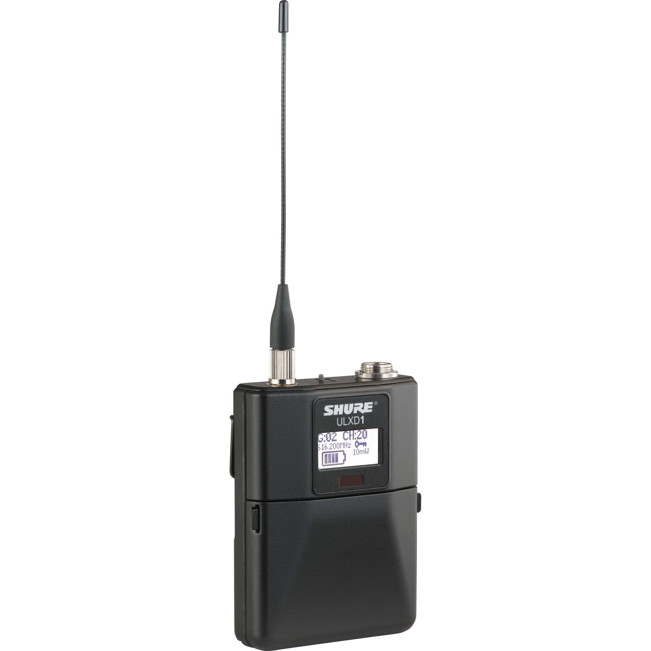 Transmisor Inalámbrico Digital Bodypack con Conector Miniatura de 4-Pin